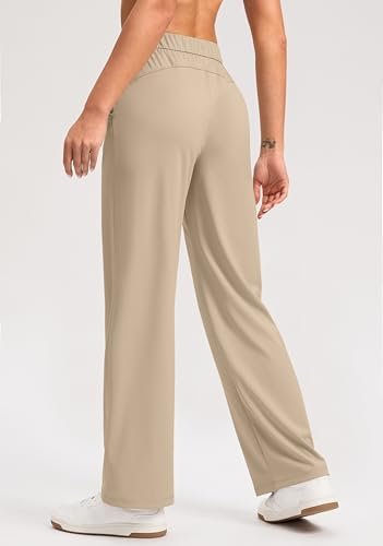 Wide Leg Yoga Pants for Women 28"/30" Lightweight Drawstring Sweatpants Women's Casual Lounge Pants with Pockets
