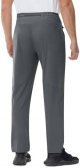 Men's Sweatpants Athletic Workout Gym Running Track Sweat Sport Exercise Pants Open Bottom Zipper Pockets Straight Leg