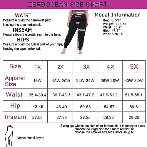 Women's Plus Size Yoga Joggers Pants Casual Comfy Workout Lounge Pants with Pockets